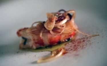 Gamberi arrosto e cipolle di Tropea