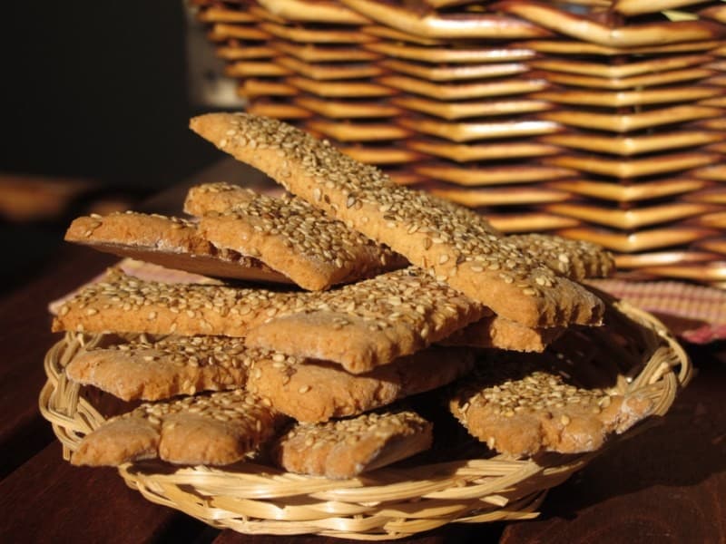 Biscotti rustici al sesamo ricetta