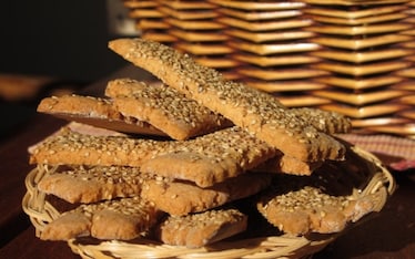 Biscotti rustici al sesamo