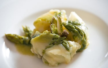 Charlotte di asparagi e patate