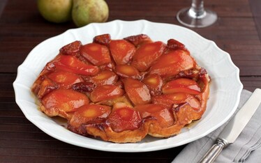 Tarte tatin alle pere e cardamomo