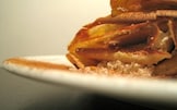 Crêpes con ragusano, marmellata e acqua di fiori d'arancio