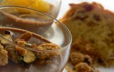 Semifreddo al cioccolato con crumble di panettone