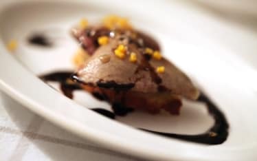 Scaloppa di fegato di coniglio al sale dolce di Cervia e balsamico tradizionale