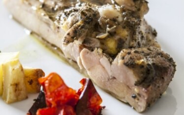 Coscia di pollo marinata