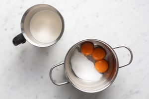 Preparazione Tiramisù alla zucca e mandorle - Fase 1