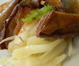 Piccione e finocchio