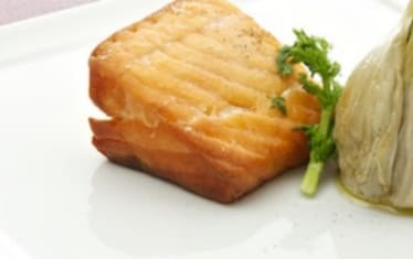 Salmone con cartoccio di finocchio