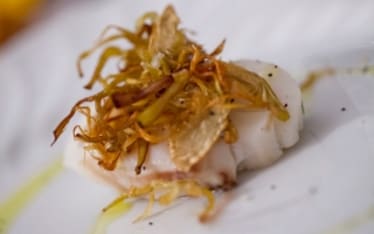 Merluzzo e carciofo fritti