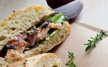 Panino al salmone