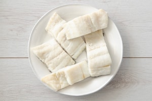 Preparazione Baccalà con le pere - Fase 1