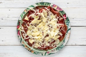 Preparazione Bresaola con scaglie di grana, ﬁnocchi e mela verde - Fase 2