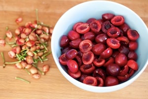 Preparazione Torta brisée alle ciliegie e pistacchi - Fase 1