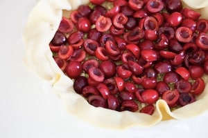 Preparazione Torta brisée alle ciliegie e pistacchi - Fase 3