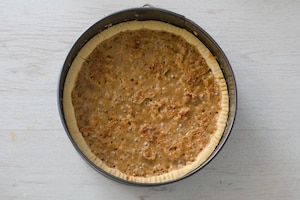 Preparazione Torta brisée di noci all’americana - Fase 3