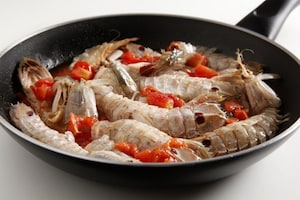 Preparazione Bucatini con le canocchie - Fase 2