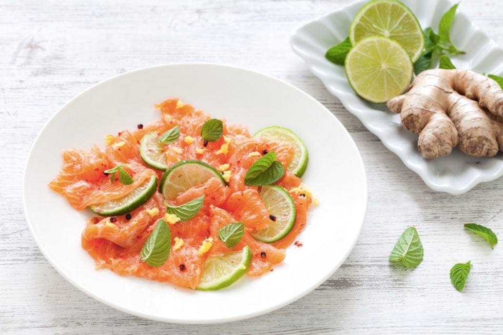 Carpaccio di salmone ricetta