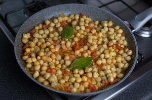 Preparazione Ceci in umido allo zenzero - Fase 2