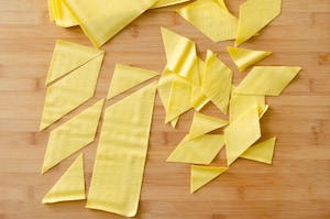 Preparazione Maltagliati pasticciati con ragù di lenticchie - Fase 4