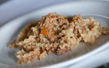 Mafaldine al ragù rustico