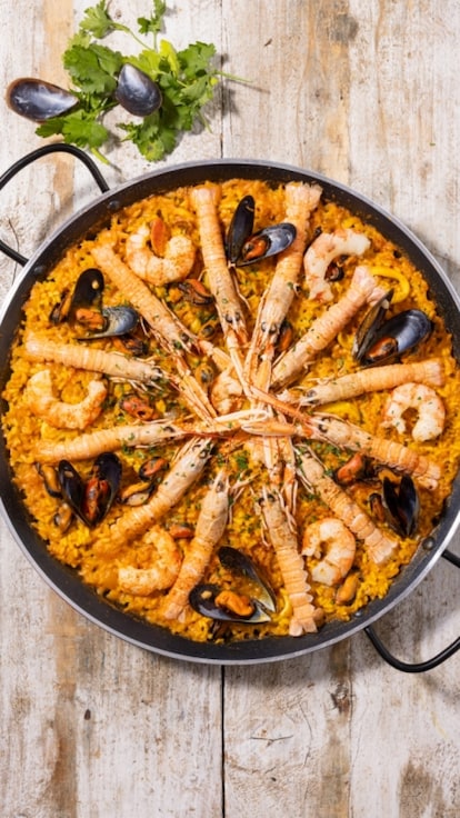 Paella di pesce