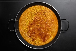 Preparazione Paella di pesce - Fase 6