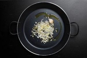 Preparazione Paella di pesce - Fase 2