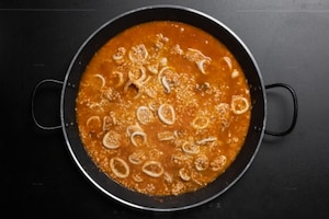 Preparazione Paella di pesce - Fase 4