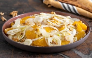 Insalata di finocchi, arance e noci