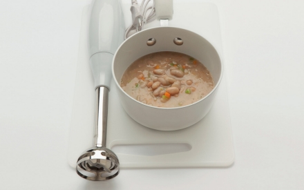 Preparazione Crema di cannellini con trota salmonata al rosmarino - Fase 2 Preparazione Crema di cannellini con trota salmonata al rosmarino - Fase 2