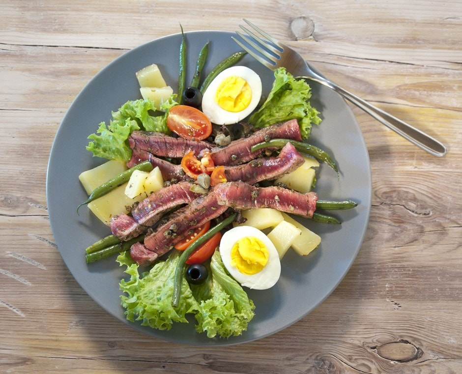 Filetto di manzo in insalata francese ricetta