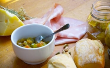 Confettura di pomodori verdi al cardamomo