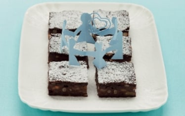 Quadrotti di pane e cioccolato