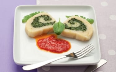 Rotolo di patate e spinaci