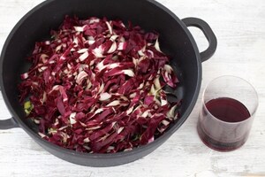 Preparazione Trofie ai porri, salsiccia e radicchio - Fase 2