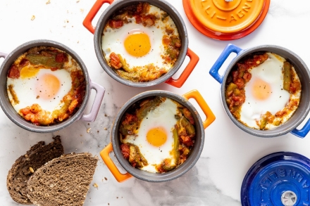 Preparazione Uova alla piemontese - Fase 5 Preparazione Uova alla piemontese - Fase 5