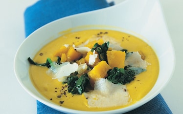 Zucca e formaggio di fossa