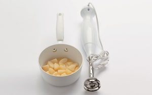 Preparazione Composta di pere con biscotti e salsa di cachi - Fase 1