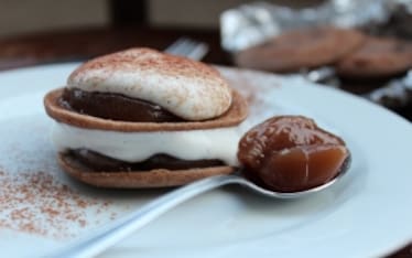 Frittelle di castagne farcite