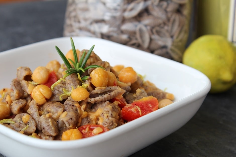 Gnocchetti di grano saraceno con ceci e limone ricetta