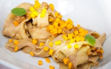 Pappardelle ai funghi e zucca