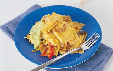 Pasta all’avena con ragù di verdure e fonduta