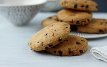 Biscotti con gocce di cioccolato