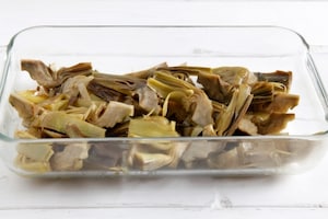 Preparazione Lasagne ai carciofi, taleggio e pancetta arrotolata - Fase 1