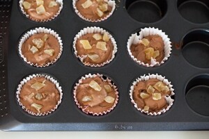 Preparazione Muffin al cioccolato al latte e zenzero - Fase 4