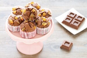 Preparazione Muffin al cioccolato al latte e zenzero - Fase 5