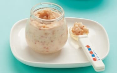 Budino di riso alle prugne