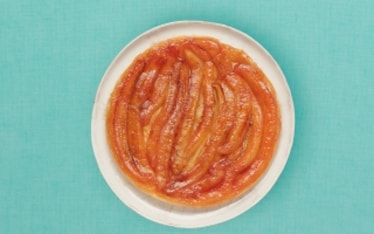 Crostata rovesciata di banane