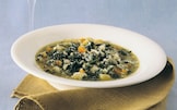 Minestra di riso e spinaci