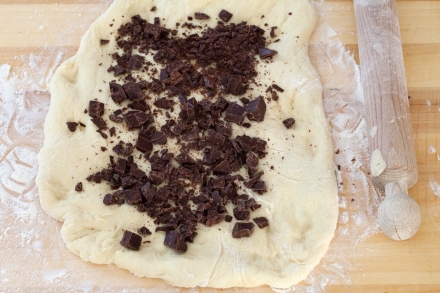 Preparazione Pane dolce di patate al cioccolato - Fase 4 Preparazione Pane dolce di patate al cioccolato - Fase 4
